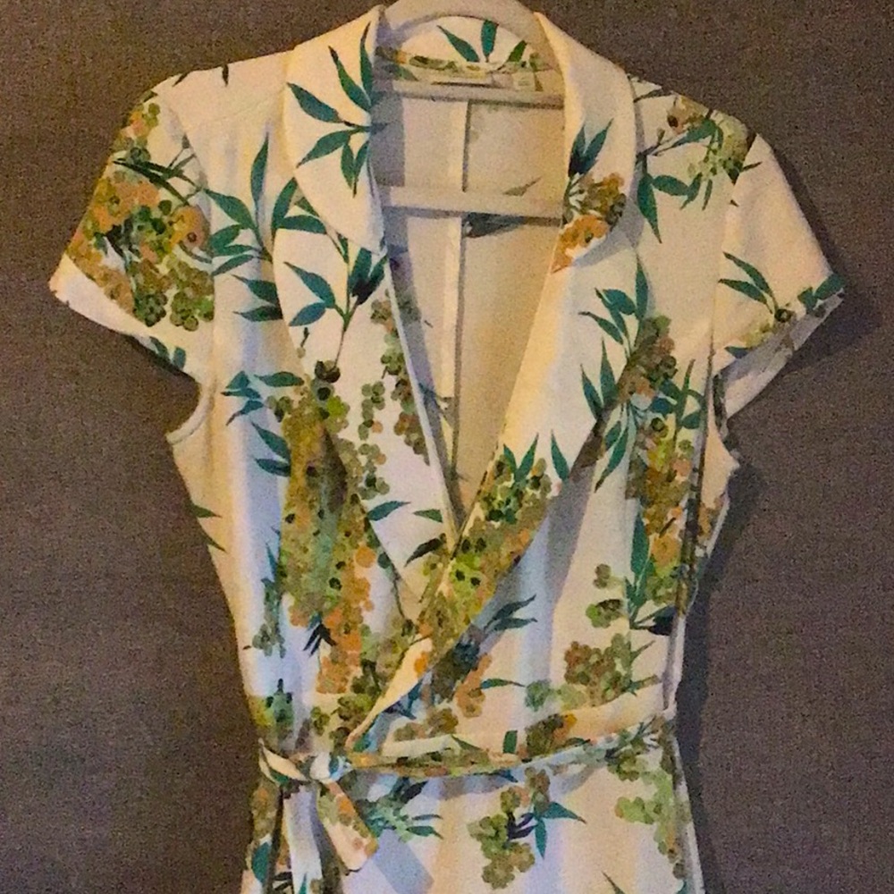 Floral Wrap Dress